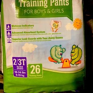 2T/3/T pull ups/ buy or girl training diapers